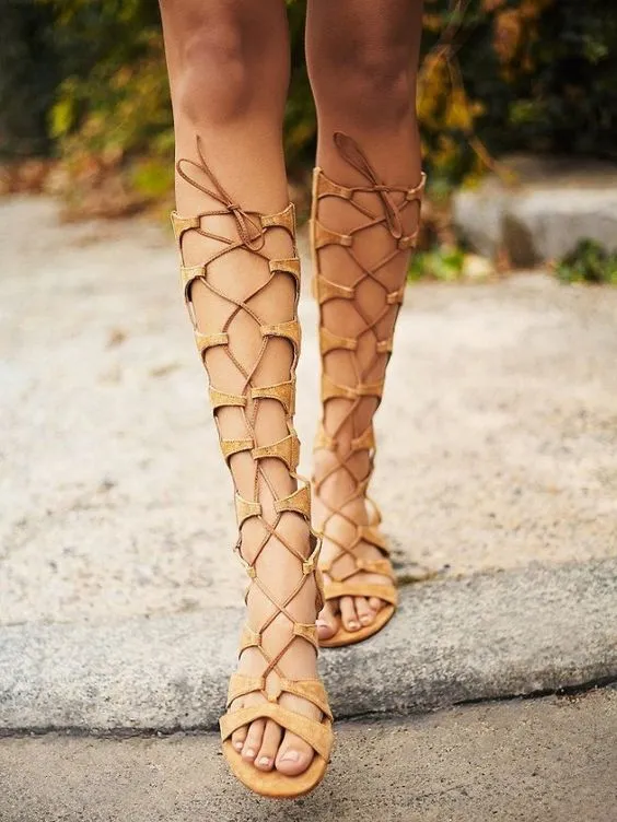 Suitable Shoes for Wide Feet Gladiator sandals are good for wide feet
