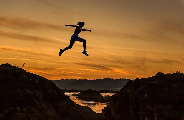 Rush Jump Woman Jumping Rush