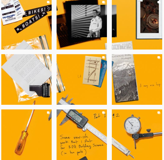 Puzzle feed Puzzle grid layout for Instagram