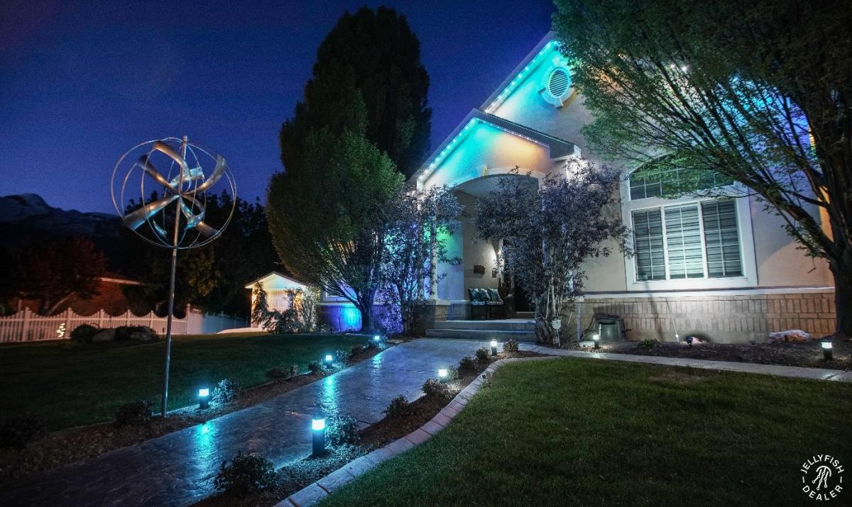 Smart Outdoor Lighting Installation: Control Your Space With Just Your Phone Smart Outdoor Lighting Installation: Control Your Space With Just Your Phone by Roof Lites Chicago