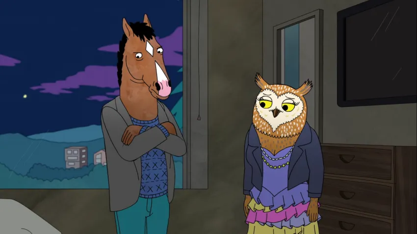 Bojack & Wanda bojack horseman and wanda
