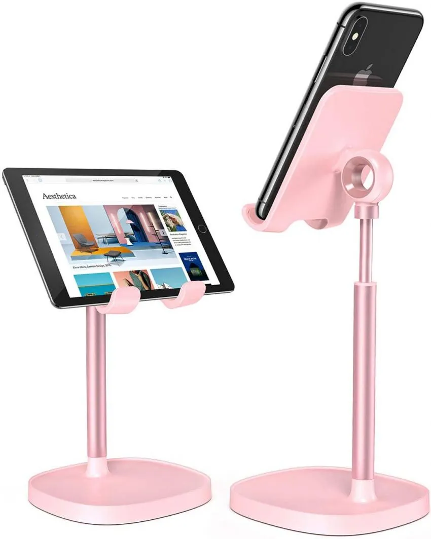 pink phone stand