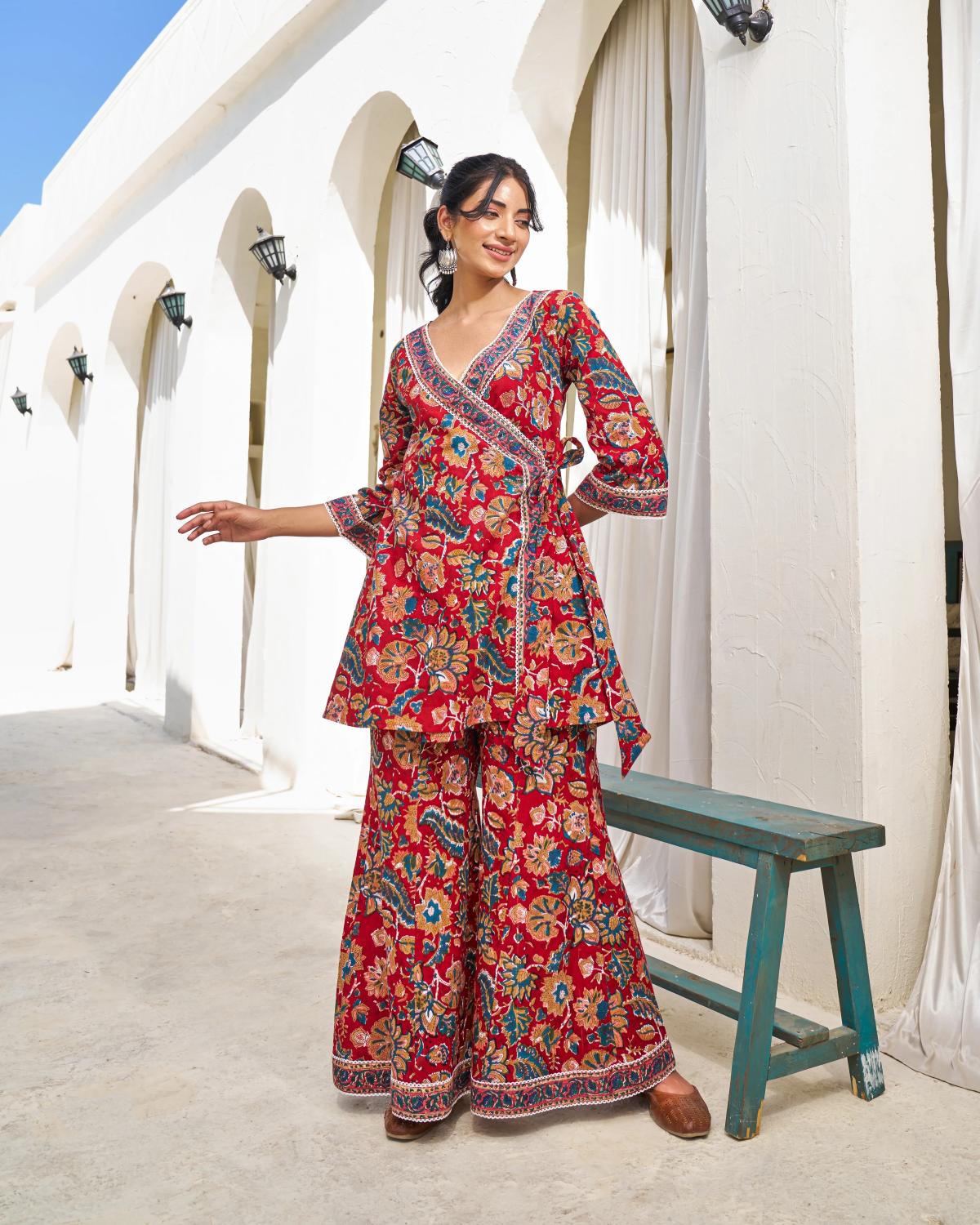 Shop Handblock Coord Set For Women Online – Guleri by Guleri