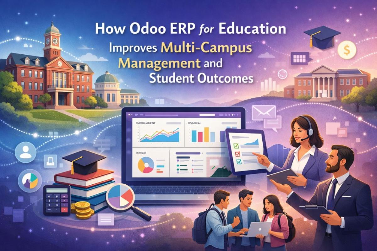 How Odoo ERP For Education Improves Multi-Campus Management And Student Outcomes by Eric Corrigan
