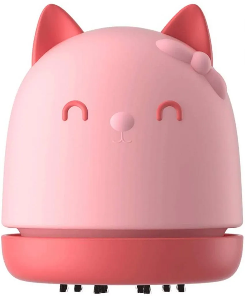 Pink YINUODAY Mini Desktop Vacuum Cleaner