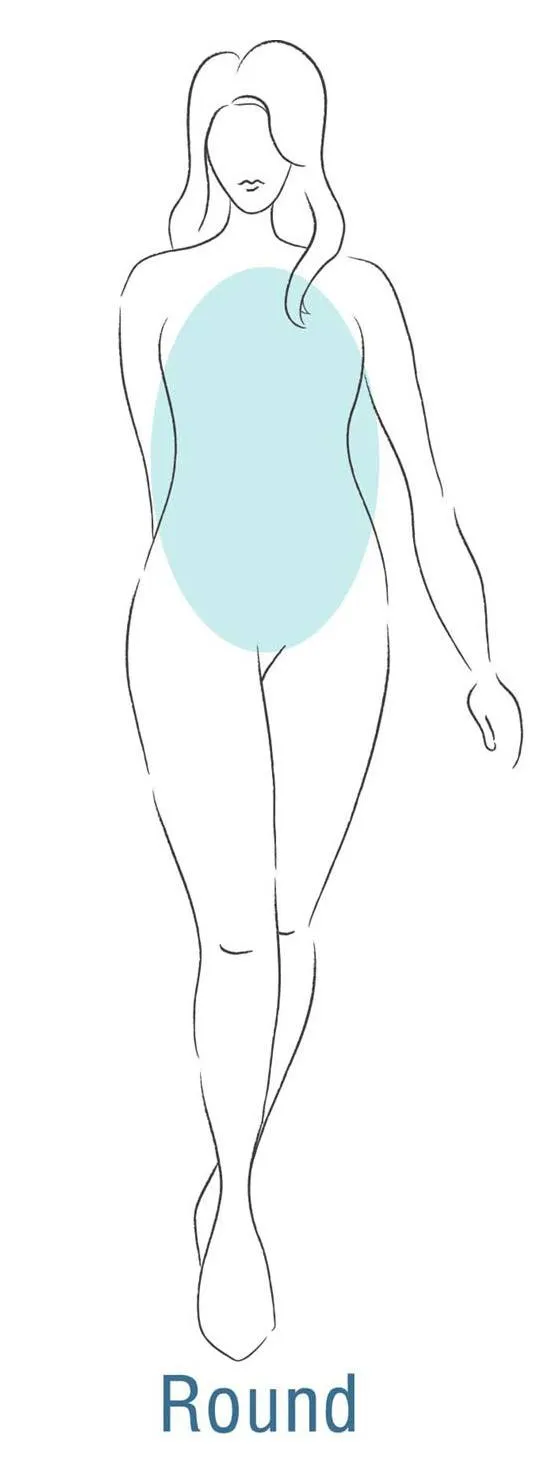 Round body shape Round