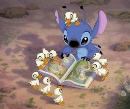 Disney's Lilo And Stitch, Stitch with ugly ducklings