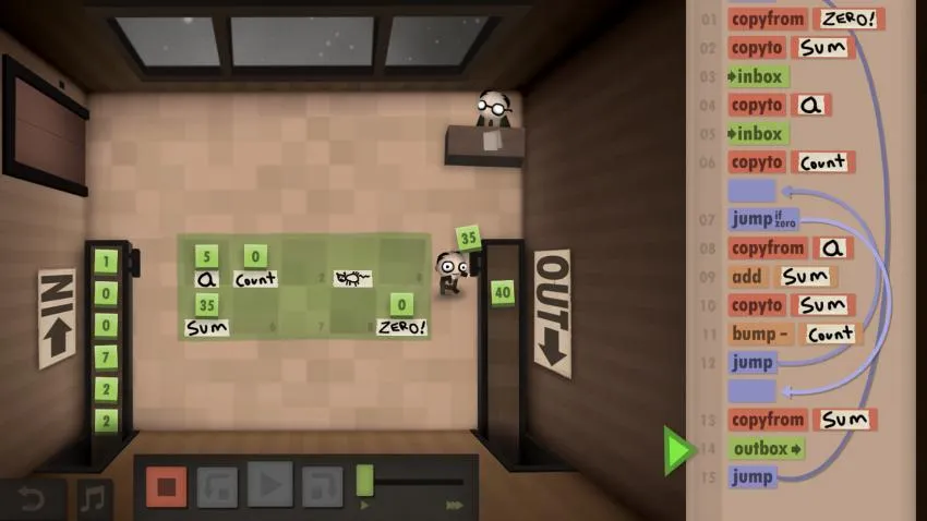 Gameplay screenshot of HRM