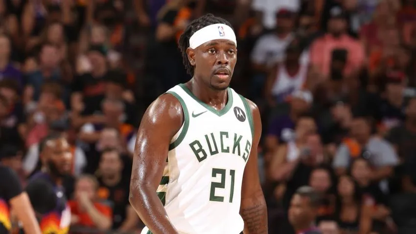 Jrue Holiday Jrue Holiday of the Milwaukee Bucks
