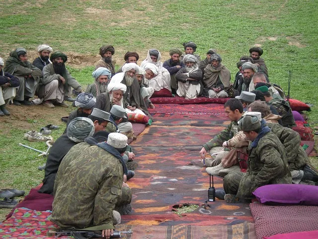Afghanistan Talks Afghans Discussion Communication