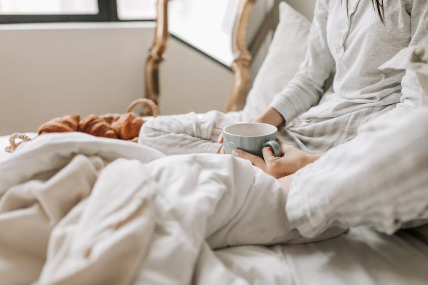 Have a bunch of blankets ways to stay warm and save money