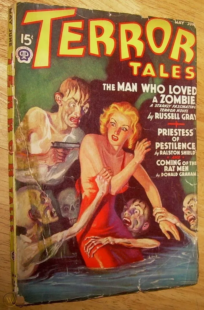 vintage 1939 zombie pulp fiction cover