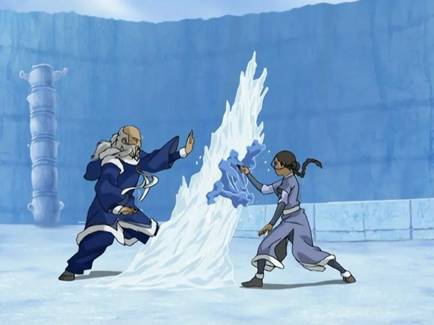katara vs pakku katara vs pakku