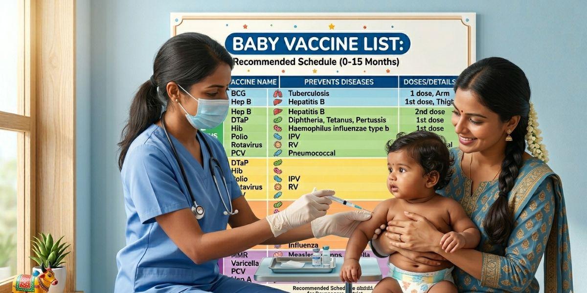 Baby Vaccine List: What Shots Are Given And When? by onlinehealthcaretips