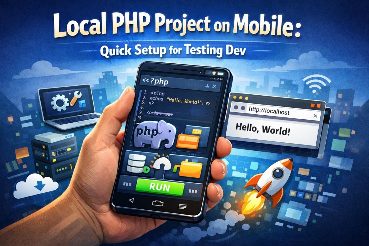Local PHP Project On Mobile: Quick Setup For Testing Dev by Nextgen Gpost