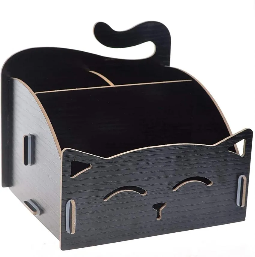 Cat themed desk organizer 
