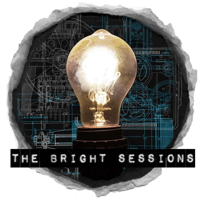 The Bright Sessions logo A lightbulb that says The Bright Sessions