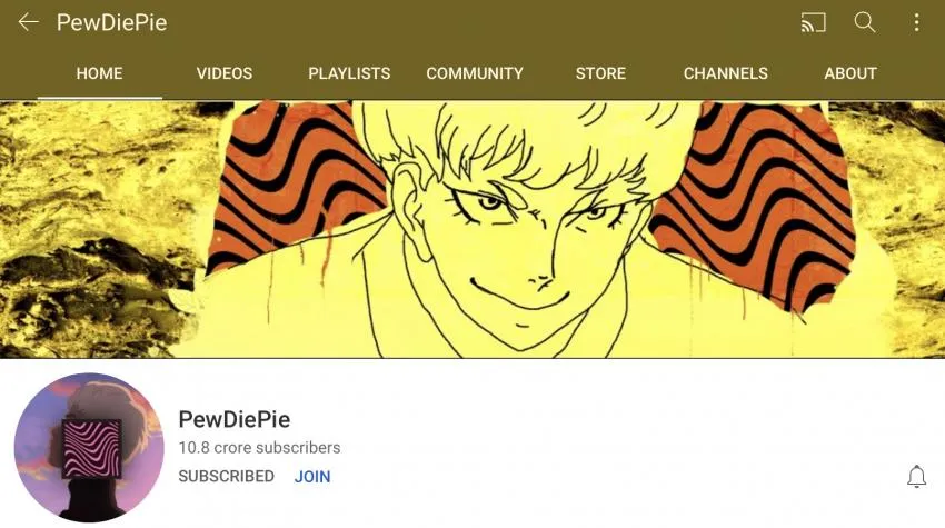 Customised channel art