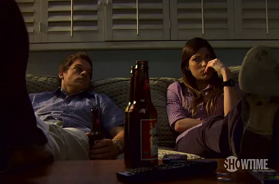 A risky beverage #debramorgan #drinking #dexter