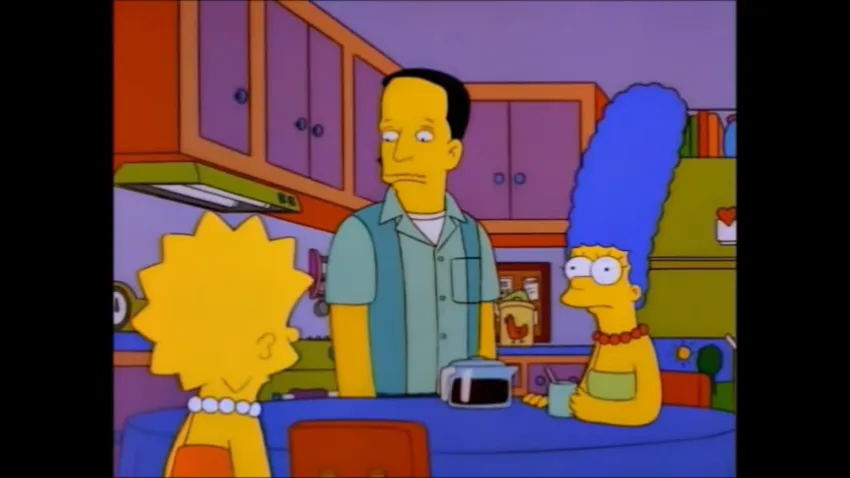 Lisa, Marge, and John Homer's Phobia season 8 John Waters Simpsons