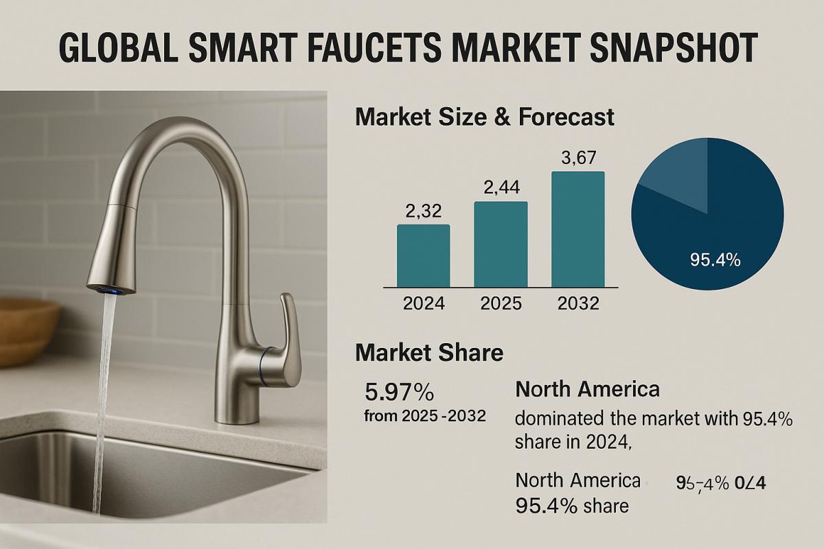 Smart Faucets Market Growth Opportunities And Competitive Forecast 2025–2032 Smart Faucets Market Growth Opportunities And Competitive Forecast 2025–2032 by Market News