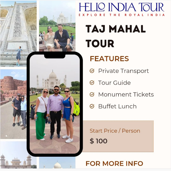 Discover The Magic Of Agra With Guided Tours From Delhi by Hello India Tour