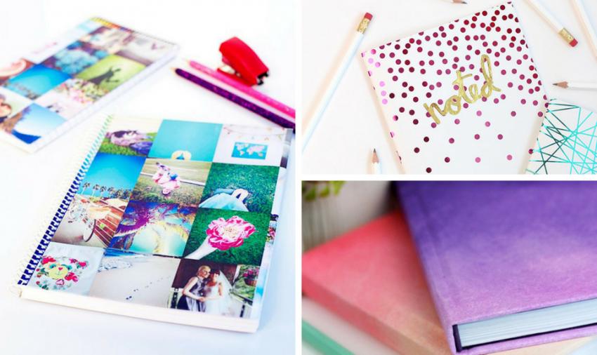 Personalised notebooks, easy and cheap DIY gifts