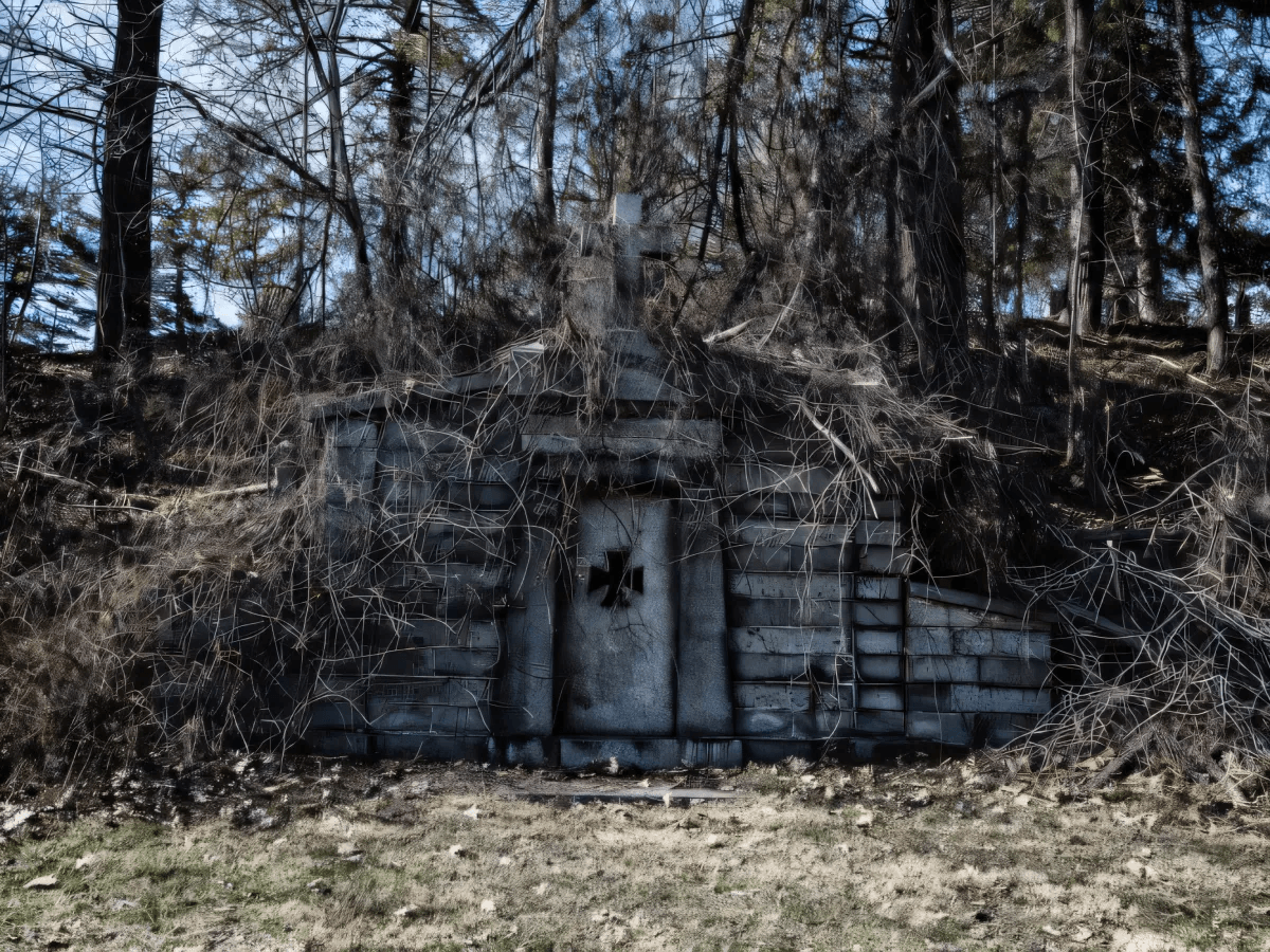 inside the Laurel grove cemetery
