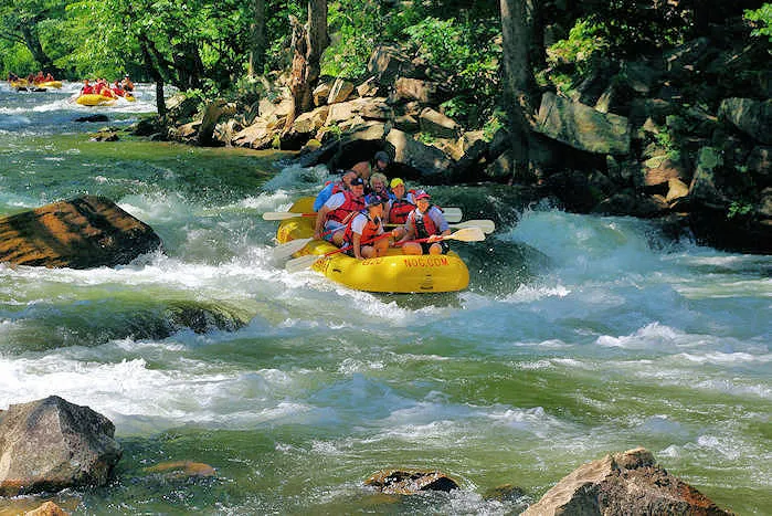 river rafting at asheville