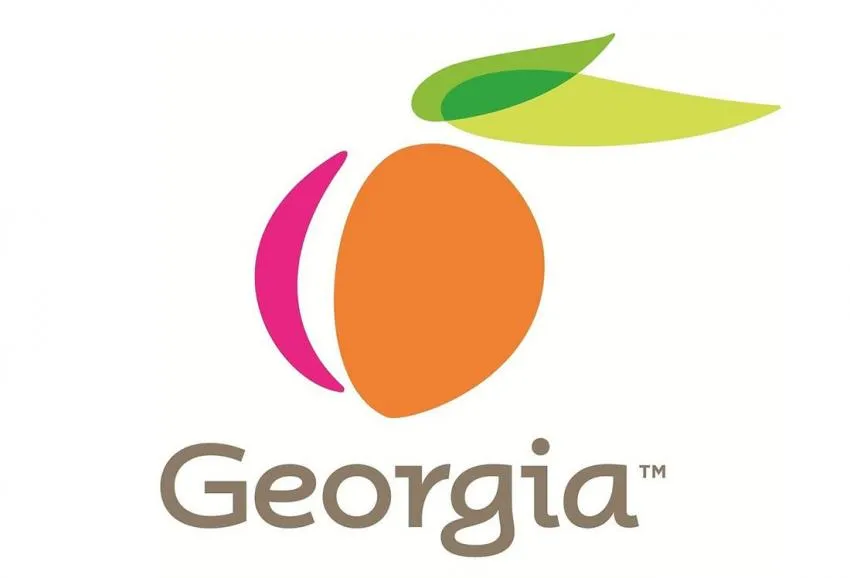 Georgia's State Logo, a Peach Georgia's State Peach Logo