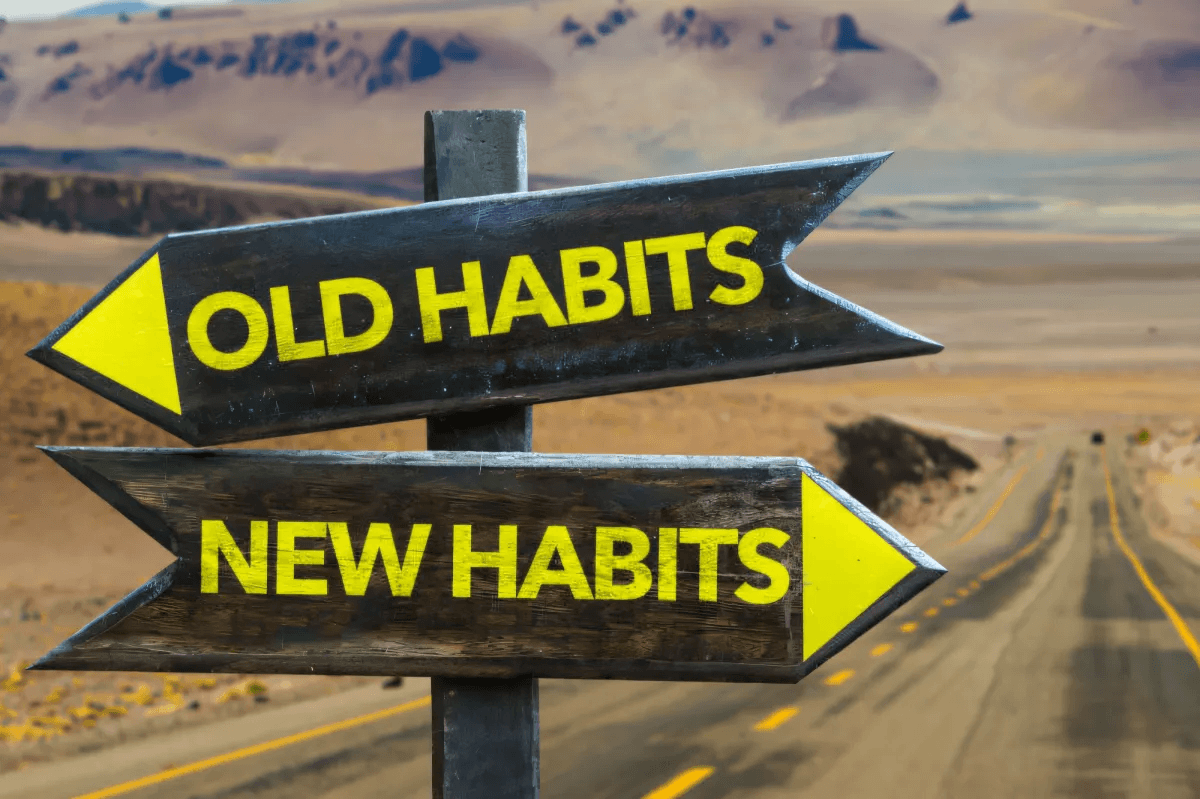 developing new habits take time