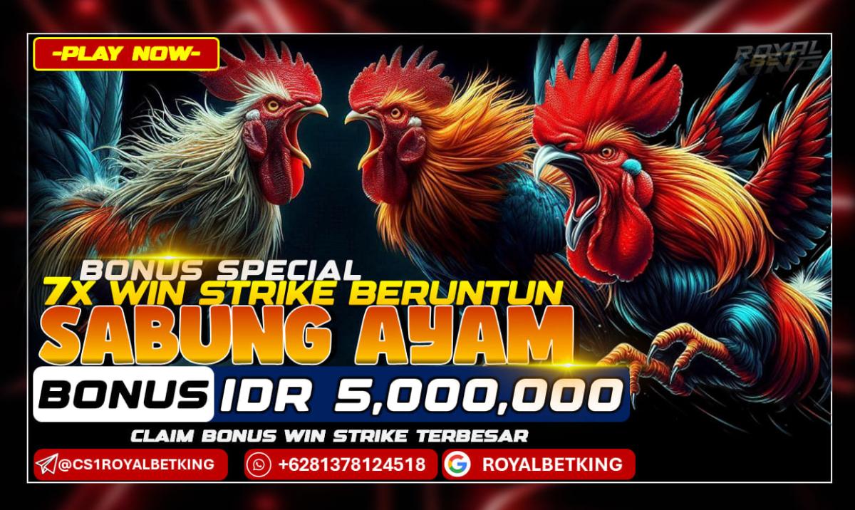 ROYALBETKING - SITUS SABUNG AYAM ONLINE TERPERCAYA CLUB388/SV388 by AGENROYALBETKING