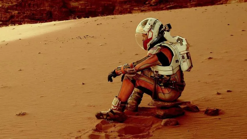 Fotograma de la película Martian the martian movie still mars astronaut matt damon