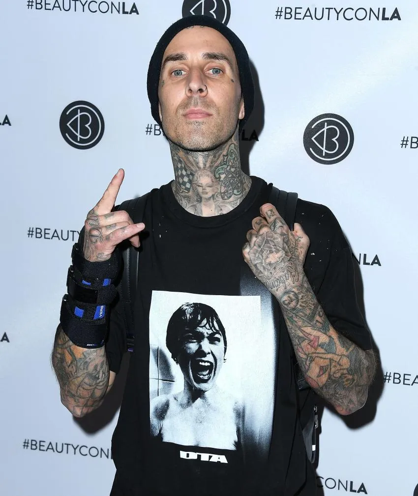 Travis Barker Blink-182 Drummer Travis Barker