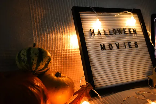Halloween Movies Night Pumpkins