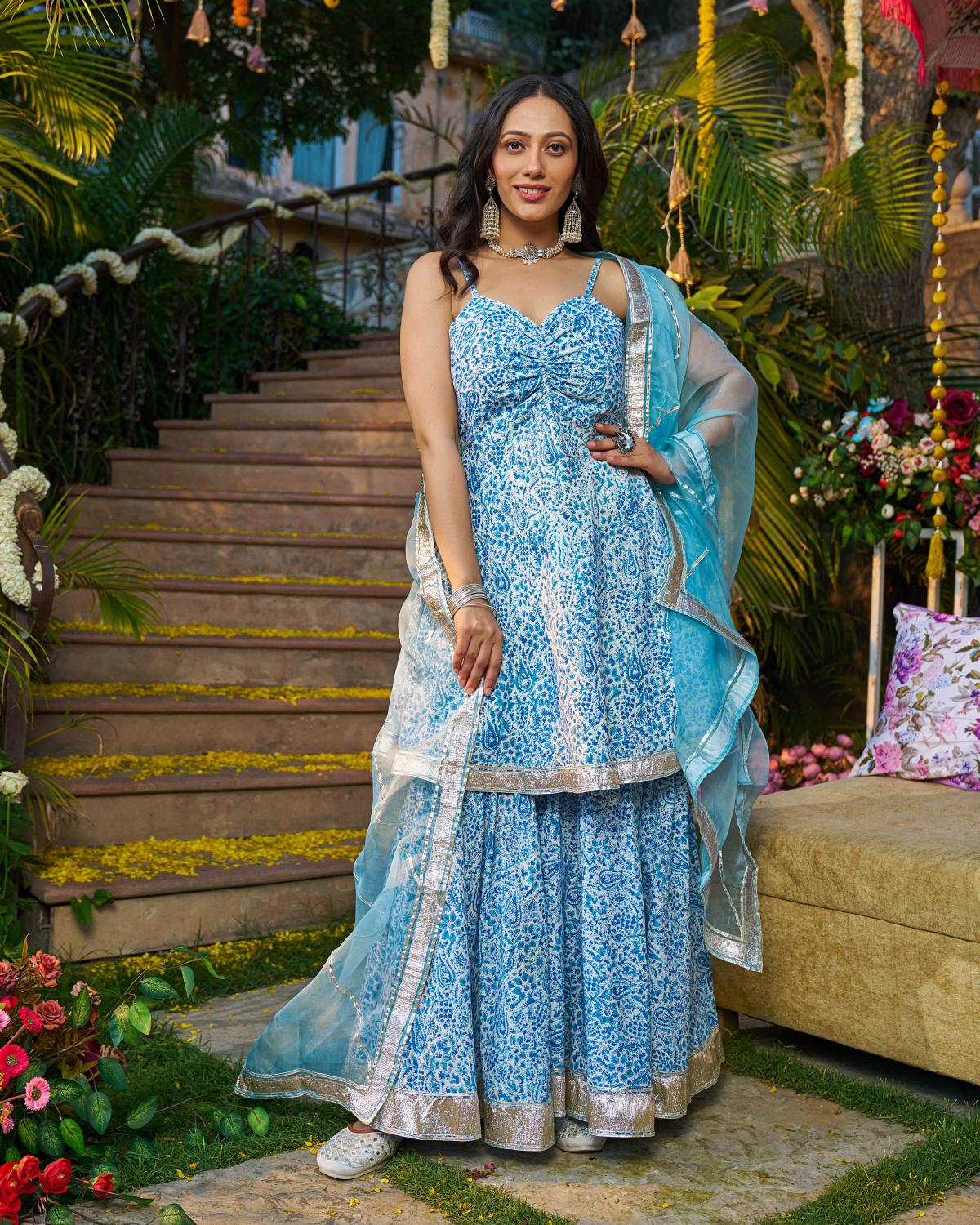 Buy Women’s Designer Sharara Sets Online by Guleri