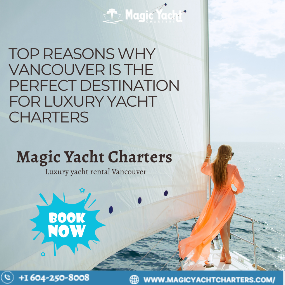 Top Reasons Why Vancouver Is The Perfect Destination For Luxury Yacht Charters by Magic Yacht Charters