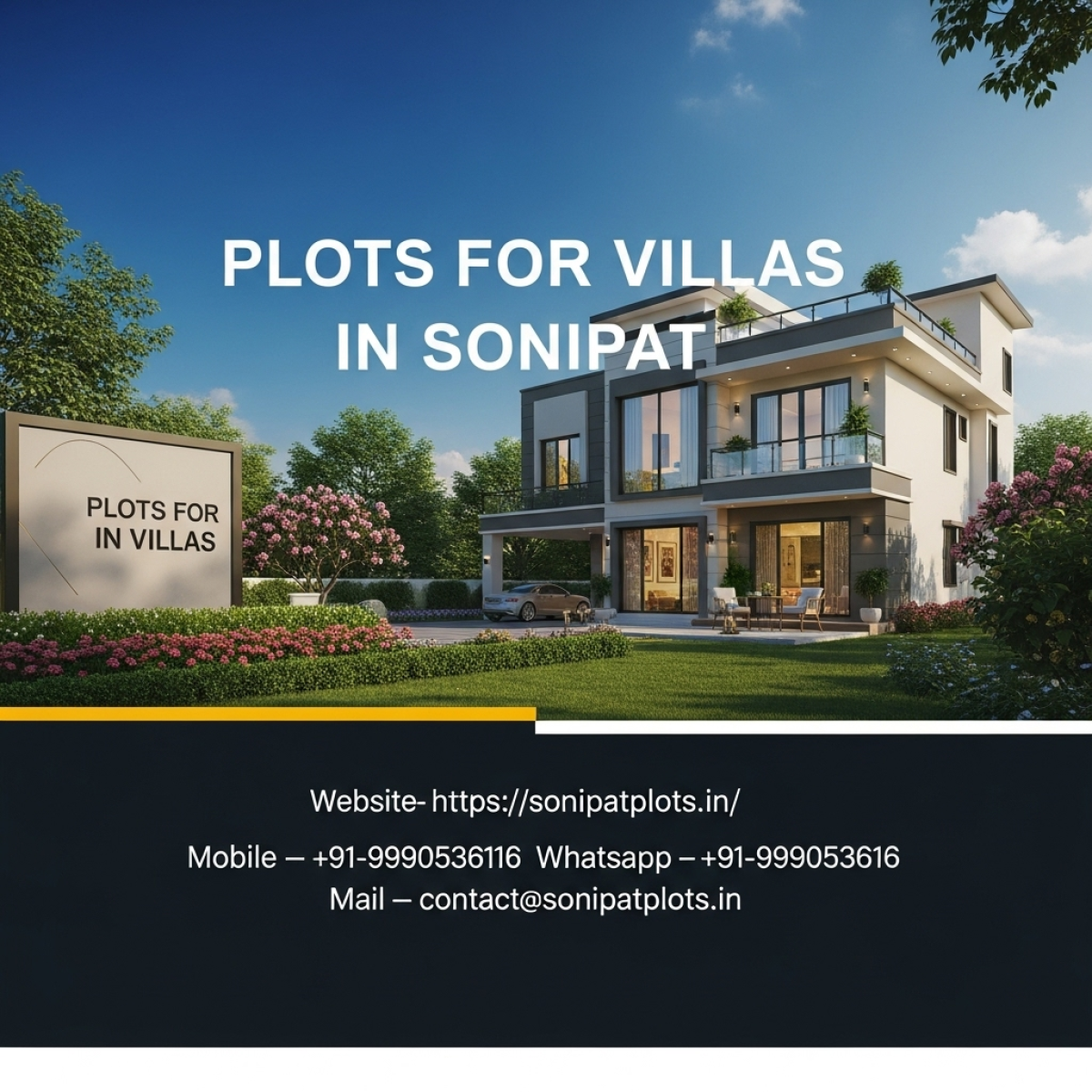 Plots In Sector 33 Sonipat Near Reputed Schools by Plots For Villas In Sonipat