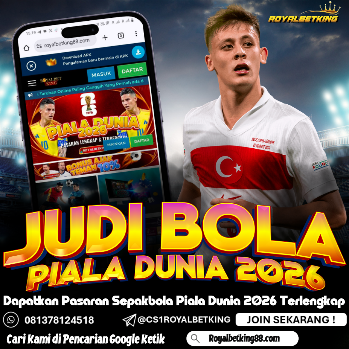 SITUS JUDI BOLA PIALA DUNIA 2026 | AGEN PIALA DUNIA 2026 TERBAIK ROYALBETKING by AGENROYALBETKING