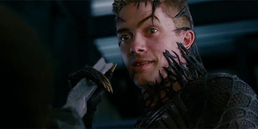 Topher Grace as Venom in 'Spider-Man 3' Topher Grace from 'Spider-Man 3'