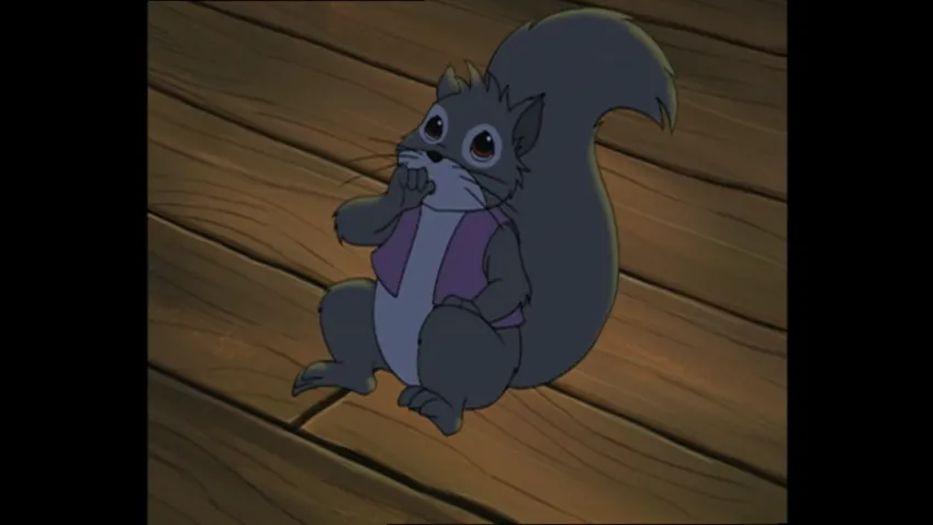 Silent Sam from the Redwall TV series Silent Same the squirrel from the 1999 Canadian Redwall Adaptation