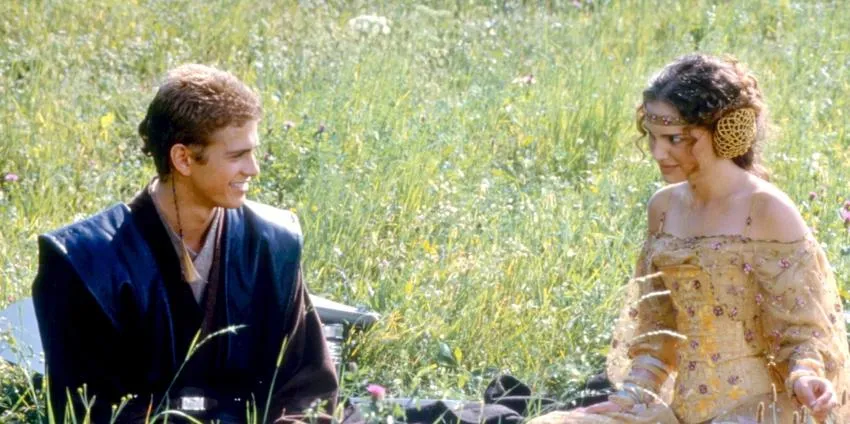 Anakin and Padme Anakin and Padme romance in 'Attack of the Clones'