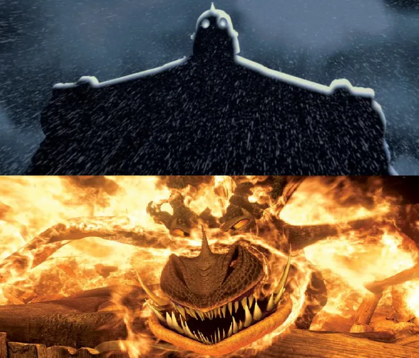 opening scenes opening scenes of how to train your dragon and the iron giant