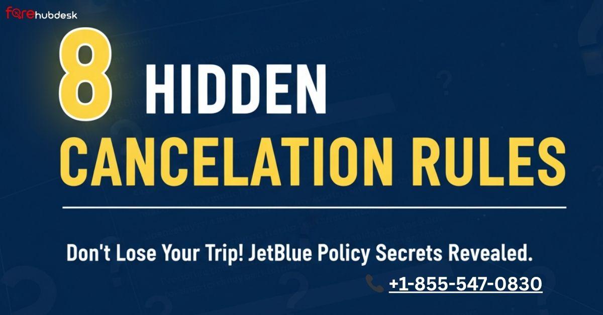 8 Hidden Rules In JetBlue’s Cancellation Policy You Might Not Know by farehubdesk