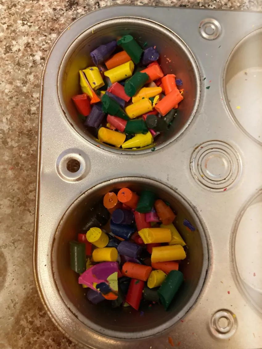 Crayones multicolores Multicolored crayons