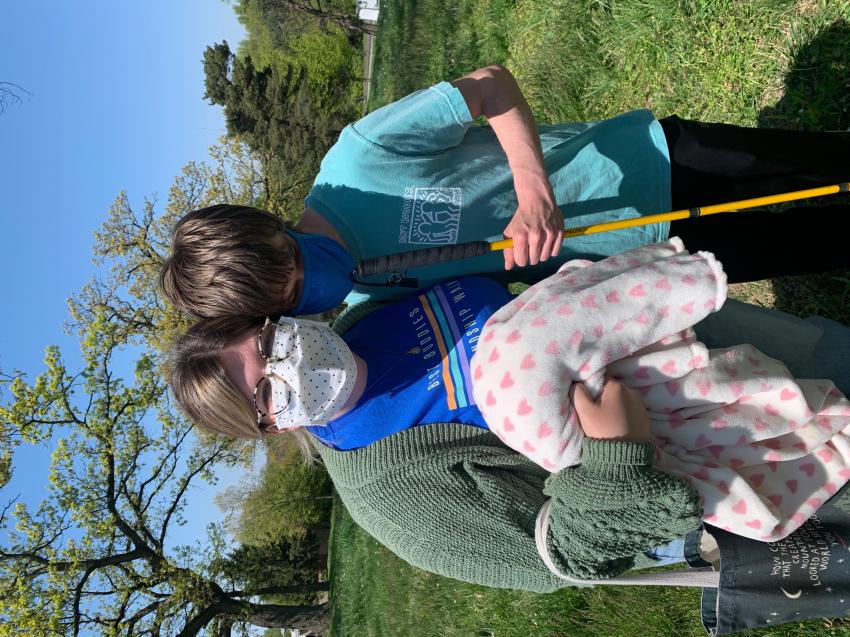 Probably a man and a woman in a garment