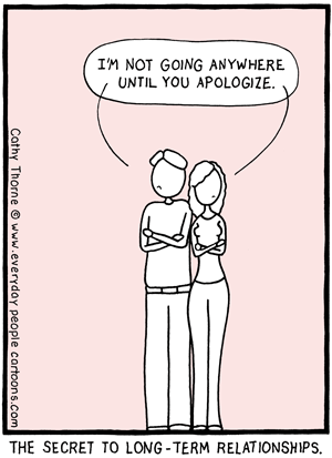 Disculparse es un secreto para una relación feliz y duradera apologising is a secret to long term happy relationship