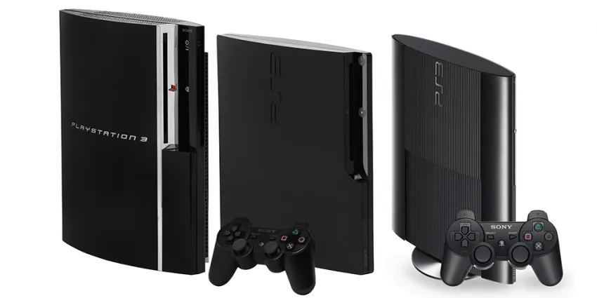 The 3 PS3 models The 3 PS3 models