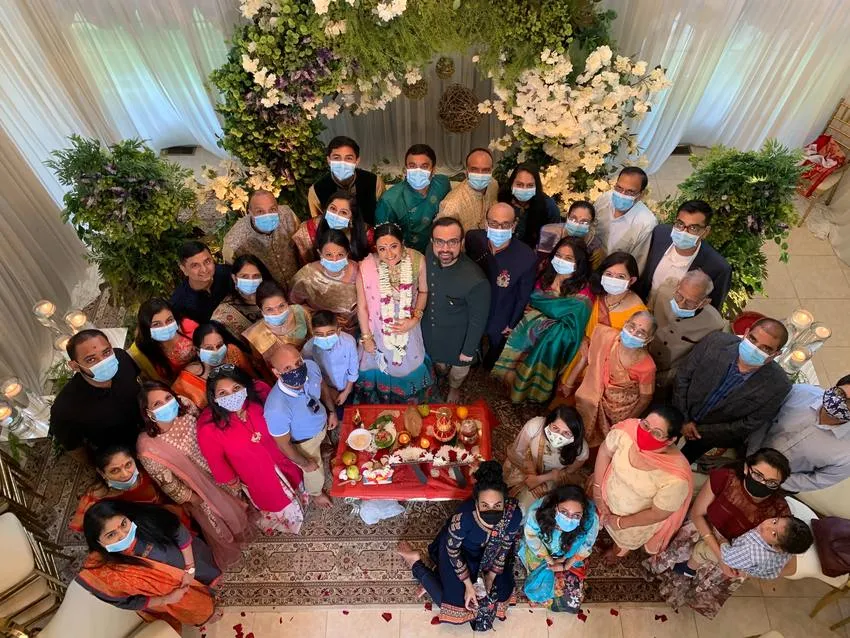 Wedding with limited guests Indian wedding