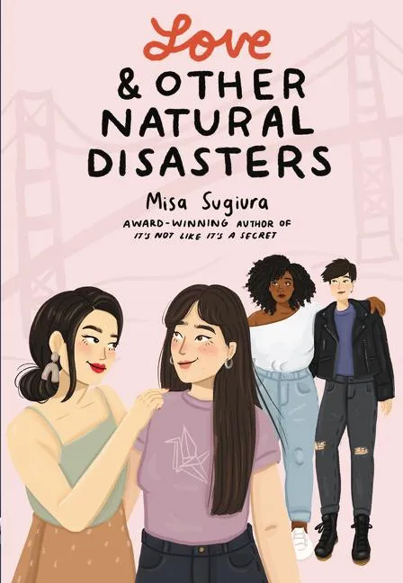 Book cover for love and other natural disasters, teen young adult YA romance novel